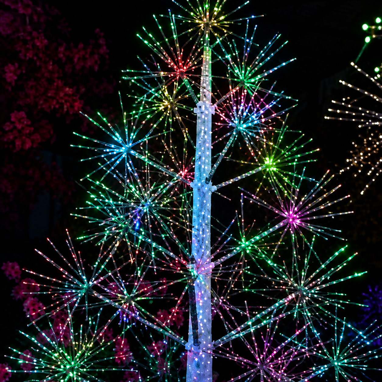 Fotografia real aprimorada da Árvore de artifício - referência 6002